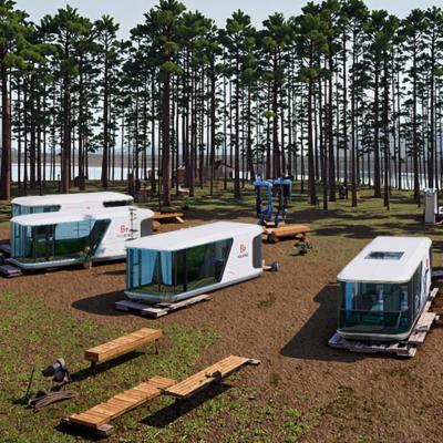 China AI Integrated Outdoor Capsule House 10tons With A Futuristic Technological Feel for sale