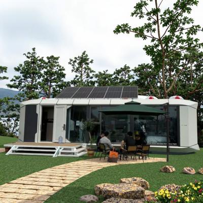 China Romantische Star House Mobile Home Chinese stijl Stalen structuur met waterdicht sandwichpaneel voor kantoorgebouw Carport gebruik Te koop