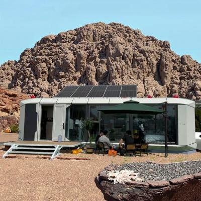 China Oasis-serie versnelde constructie staalcontainerhuizen voor vakantievilla's en studio flats metalen hotelgebruik Te koop