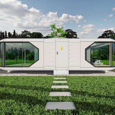 China Chinese Design Mobile Space Capsule Durable Container House for Hotel Villa Office Featuring Sandwich Panel Elegant Chinese for sale