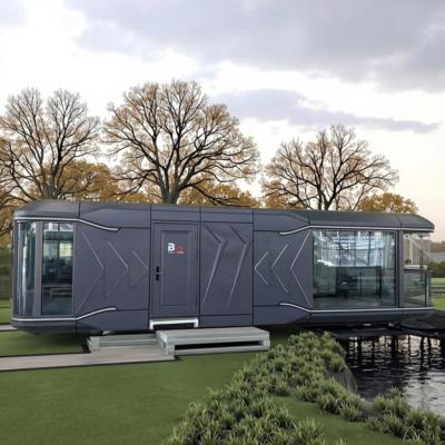 China Fuqian's Mobile Home Capsule Balcony Durable Container Material for Living Room School Park Bathroom Villa Hotel Supermarket Use for sale