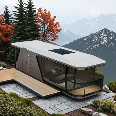 China Fuqian High-End Camping Space Capsule Redefined Luxury Container House for Hotels Made of Steel and Sandwich Panel for sale
