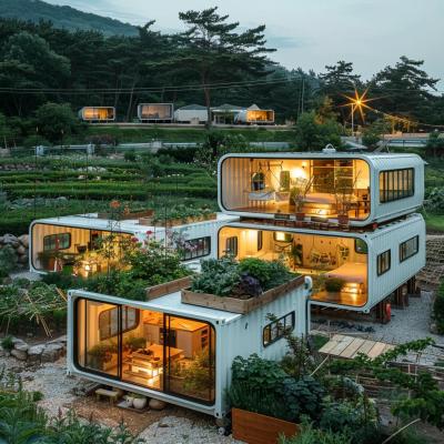 China Twee verdiepingen tellende commerciële geïntegreerde woningen voor B&B's: modulair, snel te installeren, aanpasbaar Te koop