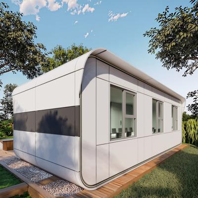 China Fuqian-containerhuis met een dubbele verdieping met een appel thema voor hotelgebruik Te koop
