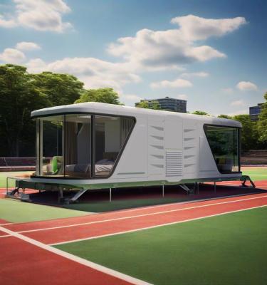 China Space Capsule Huis 2 slaapkamer met keuken Modulaire mobiele woning K7 Capsule Prefab huis Te koop