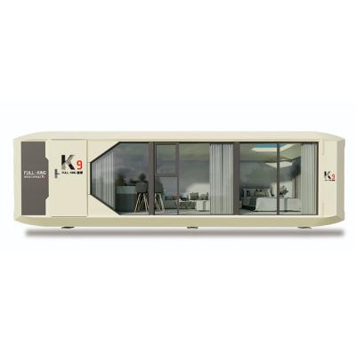 Κίνα Το FULL-KING K9 Space Capsule House είναι ένα τέλειο συνδυασμό στυλ και λειτουργίας για ένα εξατομικευμένο προκατασκευασμένο κτίριο προς πώληση