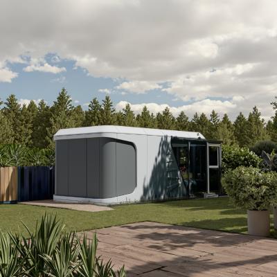 China Luxury Modular Retreat Customizable Capsule Prefabricated Steel Frame Hospitality Solution For Waterproof for sale