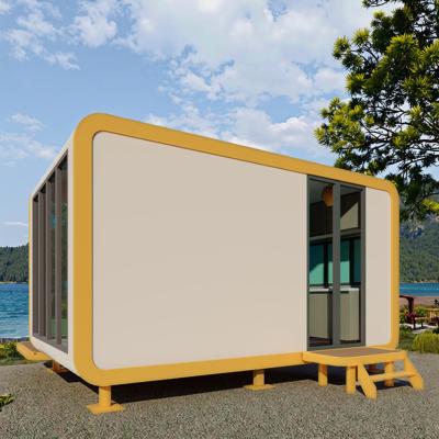China Geprefabriceerde luxe grote ruimtecapsule huis container geprefabriceerd handel modulair mobiel huis Te koop