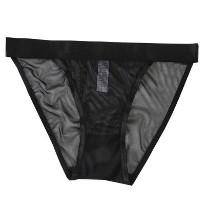 China European and American seamless sexy transparent women's underwear anti-static lace wind waist briefs low lightly for sale