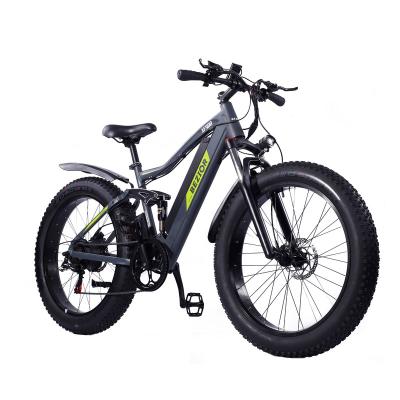 China EU UK Warehouse Free Shipping Aluminum Alloy LCD 26 Inch Screen Fat Tire 48v 12.5ah 750W Adult Electric Bike Mountain Bike High Speed Snow for sale