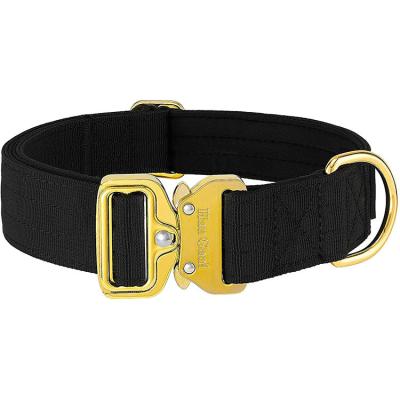 China Hau Padded Gaai Martingale Dog Collar and Leather Cover for Airtage Set, Heavy Duty Nylon Soft Collar with Metal D-Ring for Dogs for sale