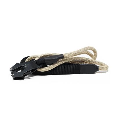 China Sustainable Heavy Duty Tactical Nylon Rope Dog Leash With Strong Frog Clip for sale