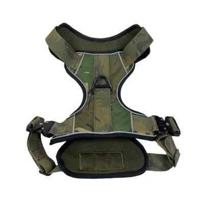 China High Quality Reflective Adjustable Military Tactical Padded No Pull Dog Harness Vest for sale