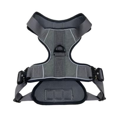 China Soft Comfort Padded Heavy Duty Military Tactical Training Dog Harness for sale