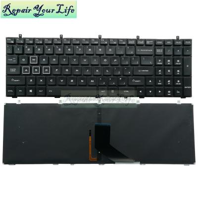 China Durable Laptop Backlight Keyboard For ThundeRobot 911 USA Black for sale