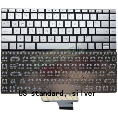 China Original Durable Laptop Keyboard For HP 14-CE 240/245/246 Silver G6 US/English Language HPM18C63US6920 for sale