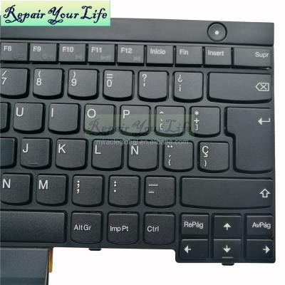 China Durable Cheap Price Laptop Keyboard For lenovo T430 Spanish PS Black for sale