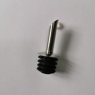 China Viable Clear Liquor Spout/Tail Pourer With Collar for sale