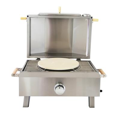 China New Style Adjustable Height Stainless Steel Kitchen OEM ODM OBM Outdoor Commercial Wooden Fired Pizza Oven With Tool for sale