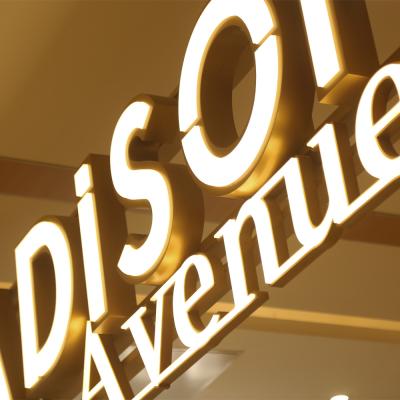China Ezd Single High Front Light Led Letters Sign Custom Led Signage House Numbers Letter Lights for sale