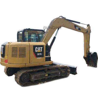 China Original Japanese Mini Used Excavator 7ton CAT 307E2 Earth-moving Machinery for Sale CAT307E /CAT307C/CAT307D 0.33m³ for sale