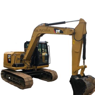 China High performance second-hand digger Caterpillar CAT308E cat307 CAT306 mini crawler excavator 8Ton 0.4m³ for sale