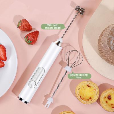 China Viable Wholesale Hand Held Handheld Blender Mixer Multi Battery Stainless Steel Coffee Machine Egg Beater for sale