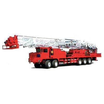 China Construction works 630HP ZJ20CZ Machine Makers Trailer Truck Mounted Water Well Drilling Rig for sale