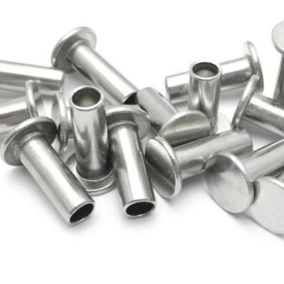 China Stainless Steel Manufacturers Selling Custom Hollow Aluminum Rivets Iron Half A Stainless Steel for sale