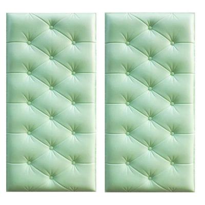 China 2022 Moisture Proof Home Decor Cushion Foam Walls 3d Anti-collision Paper Wallpaper For Kids Room for sale