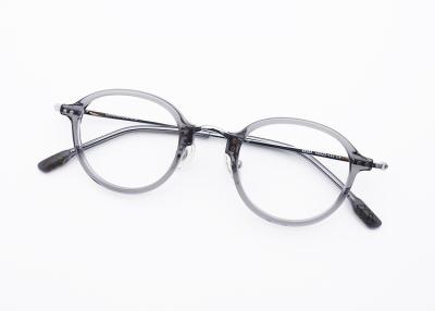 China Safety Designer Pure Titanium+Acetate Glasses Frames 88284 for sale