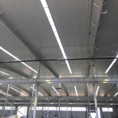 China High Insulated PIR Panel Pre Engineered Steel Structure Metal Food Workshop for sale