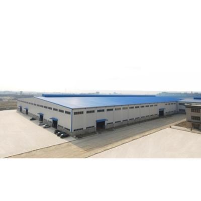 China Hot Dip Galvanized / Painted Surface Single Storey Prefab Metal Frame Warehouse Hangar Buildings For Fast Installation for sale