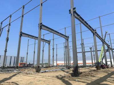 China Brandbestendige staalfabrieksgebouwen Metalen industriële constructies Te koop