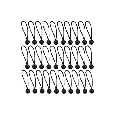 China Ropeless Trampoline Elastic Bungee Net Protector 30 Piece Set With Black Ball OB30EB for sale