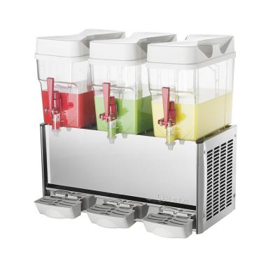 China Make Smoothie 18L*3 Commercial Electric Juice Dispenser Factory Prices for sale