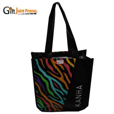 China Promotional Foldable Custom Handbag / Shoulder Bag PP Laminated Non Woven Bag for sale