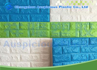 China Papel de parede decorativo impermeável, painéis da espuma do tijolo 3D de parede gravados de pedra à venda