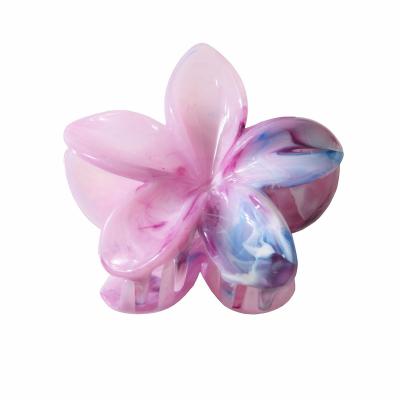 Chine Clip à griffes de cheveux de fleurs avec différentes couleurs et motifs pour n'importe quelle tenue à vendre