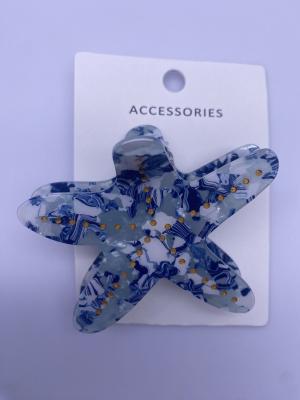 Cina Clip acillici per capelli di stella di mare con disegni colorati in vendita