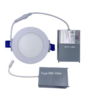 China Modern Round 15W Tuya Smart Wifi LED ETL Listed 6inch Panel Light for sale