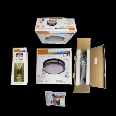 China GLOBE 10inch Surface Mounted Ring 3CCT 17W Adjustable Recessed LED Ceiling Light Double C-ETL-Certificated US FCC Certificated 10inch Diameter 260mm for sale