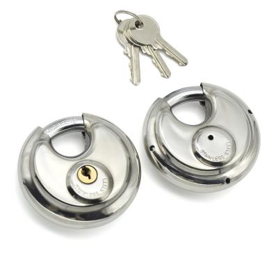 Китай Водоустойчивый замок диска нержавеющей стали с ключом с Padlock сережки 8 дюймов на открытом воздухе продается