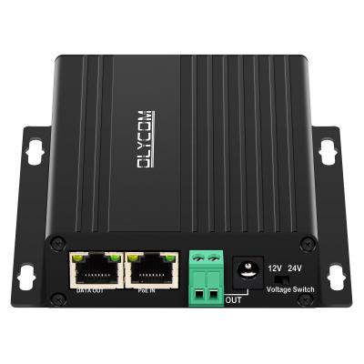 Chine Gigabit 30W PoE Splitter DC12V DC24V Sortie murale montée à 100 mètres de distance PoE à vendre