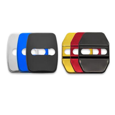 China Eco-friendly Car Door Lock Protective Cover Sticker Anti-rust Fit For BMW Benz for sale