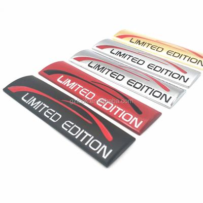 China Creative Eco-friendly 3D Metal Car Sticker Chrome Limited Edition Emblem Badge Decal For BMW for sale