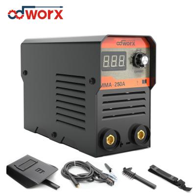 China Building Material Shops 110V/220V High Power Mini Welder MIG/MMA/TIG/Arc Igbt Inverter 200/250A Esab DC Copper Wire Welding Machine For Welding for sale