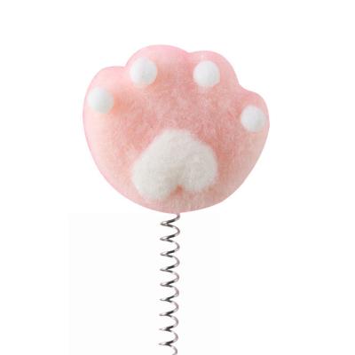China 2022 Custom Viable New Arrival Guantai Cat Toy Soft Plush Spring Cat Interactive Mouse Toy for sale