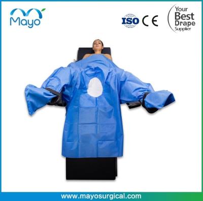 China Sugrical Lithotomy Drape met leggings voor gynaecologische ingrepen Te koop