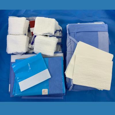 China CE ISO13485 Medical Supplies Sterile Surgical C Section Set / Cesarean Section Kits for sale